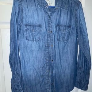 Jean button up